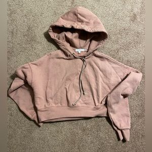 Good American cropped hoodie